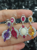 Ruby Drop Earrings