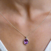 Amethyst Sterling Silver Pendant