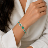 Ruby Silver Bracelet