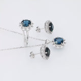 London Blue Topaz Jewelry Set