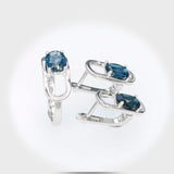 Buy Blue Topaz Jewelry Set Online - 925 Sterling Silver Fine Jewelry