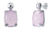 rose agate earrings