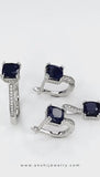 blue sapphire jewerlry set