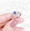 Diffusion Blue Sapphire Ring