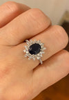 Princess Diana Blue Sapphire Ring