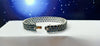 blue sapphire silver tennis bracelet