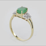 Emerald 14K Yellow Gold Ring