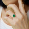 green agate ring
