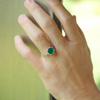 green agate ring