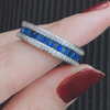 Blue Eternity Ring