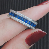 Blue Eternity Ring